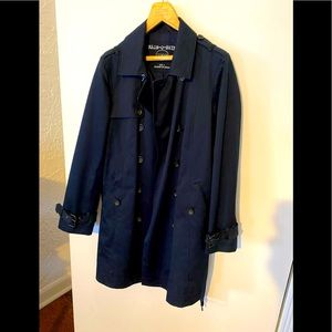 Navy Blue Trench Coat